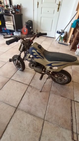 Mini moto cross para restaurar