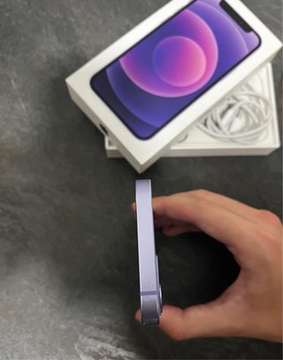 iPhone 12 mini púrpura como nuevo 64 gb