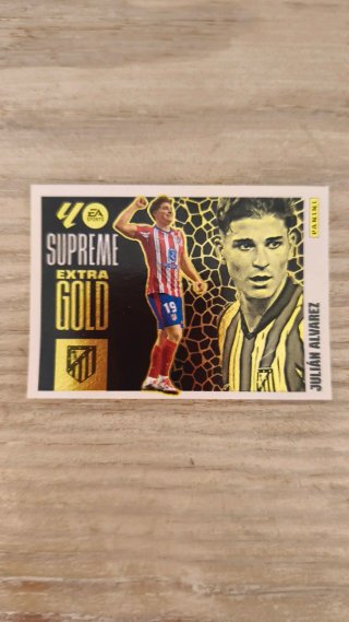 Mbappe y Julián Álvarez Supreme Extra Gold 2025/26