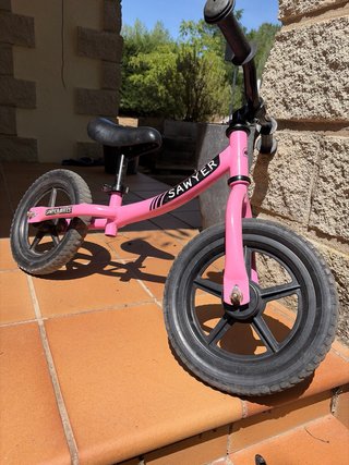 Bici de equilibrio Sawyer rosa