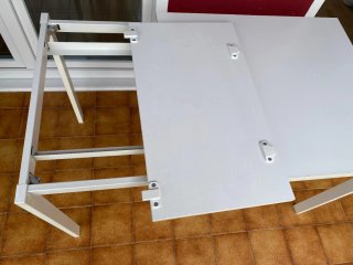 Mesa extensible Vangsta Ikea blanca