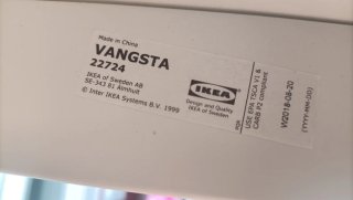 Mesa extensible Vangsta Ikea blanca