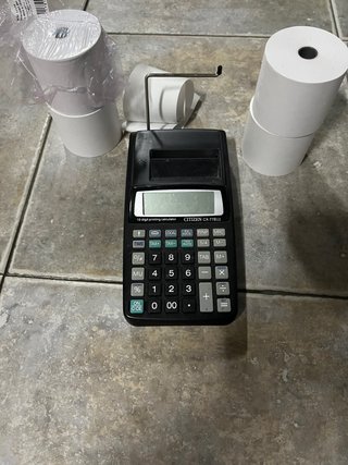 Calculadora Citizen CX-778 con rollo