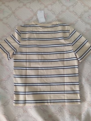 Camiseta manga corta Mango Rayas Talla XS Rebajas