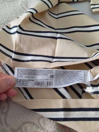 Camiseta manga corta Mango Rayas Talla XS Rebajas