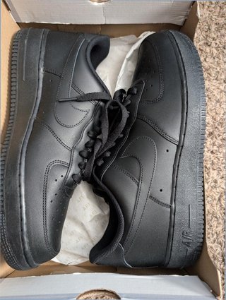 Nike Air Force 1 Low '07 Negro Talla 44.5