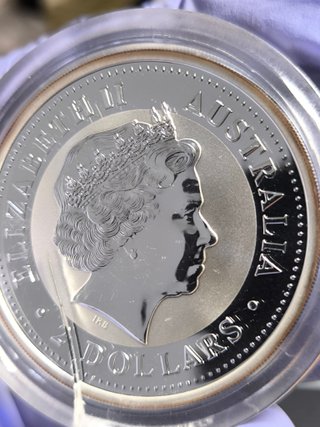 Moneda 2 Oz Plata Año Cabra 2003 Lunar