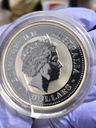 Moneda 2 Oz Plata Año Cabra 2003 Lunar