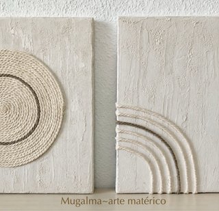 Set 3 Cuadros texturafos. Hechos a mano