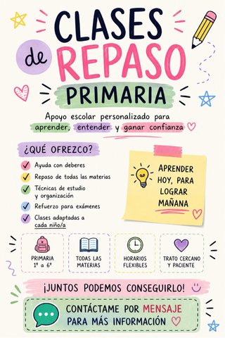 Clases de repaso para primaria online