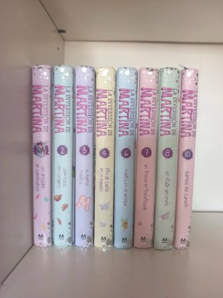 Colección libros de Martina del 1 al 10