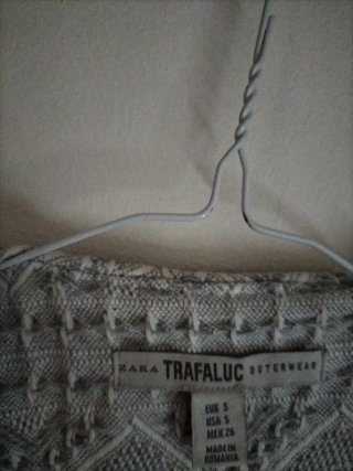 Torera brocada beige/gris