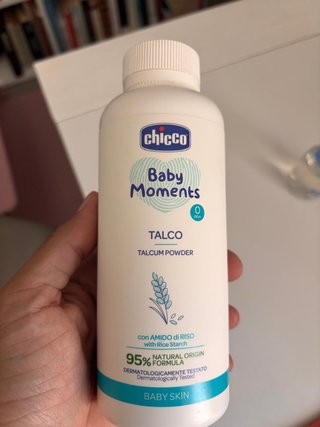 Chicco Baby Moments Talco 95% Origine Naturale