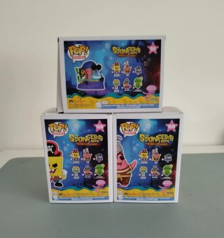 Funko Pop! Bob Esponja Película (3 Figuras)