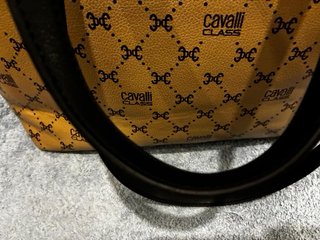 Bolso Cavalli Marrón y Dorado