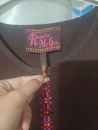 Vestido Rosalita McGee estampado casa