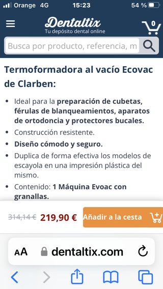 Máquina EcoVac al vacío