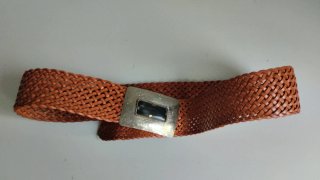 Cinturón Cuero 100%, Boho, trenzado, Mujer