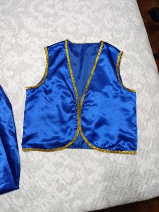 Disfraz Aladín T.XL Pantalón Chaleco Gorro