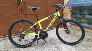 Bicicletta Rockrider ST 500 Decathlon verde lime