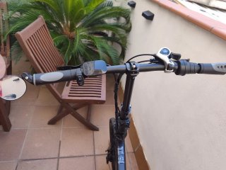 Bicicleta Eléctrica Plegable Negra