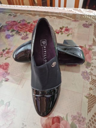 Zapatos Pitillos Talla 39 Negros