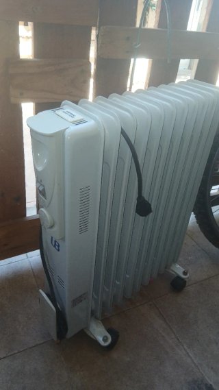 Radiador eléctrico blanco