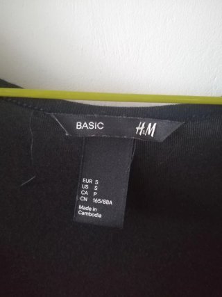 Vestido negro H&M talla S