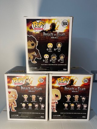 Funko Pop! Attack on Titan 3 pezzi