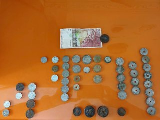 Lote Monedas Antiguas y Billete 2.000 pesetas