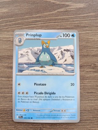Colección Cartas Pokémon Mimikyu, Oddish, Prinplup
