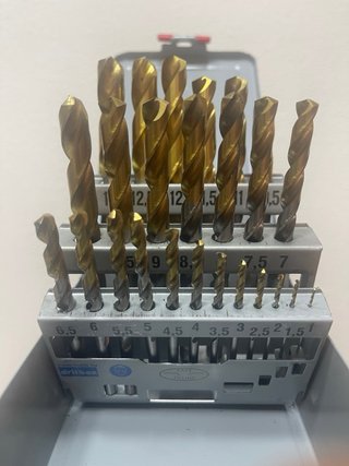 Juego brocas YG-1 Gold-P HSS-E 1-13mm