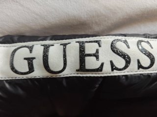 Giubbotto bomber Guess bambina nero