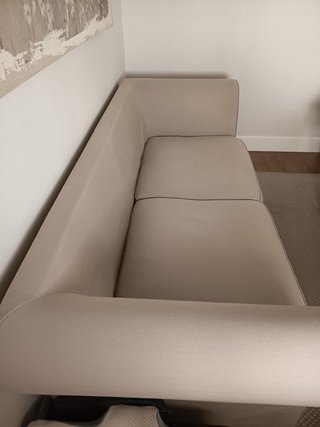 Sofá-cama Maisons du Monde beige 3 plazas