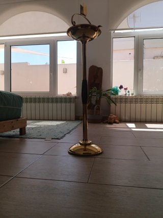 Cenicero de latón estilo años 20