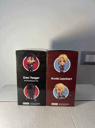 Nendoroid 2000 Eren Yeager & 1385 Annie Leonhart