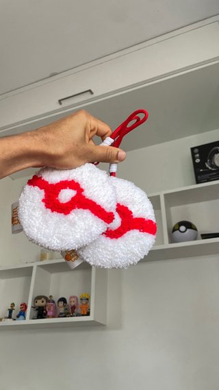 Porta-chaves Pokémon Pokebola