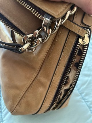 Bolso Purificación García Piel Marrón .