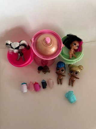 Muñecas LOL con accesorios y bebes