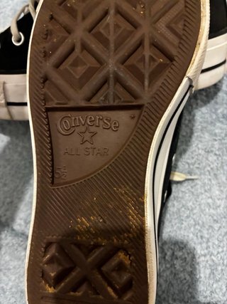 Converse plataforma negras talla 38