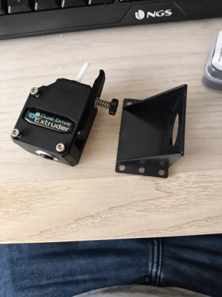 Extrusor Dual Drive y Hotend Mellow
