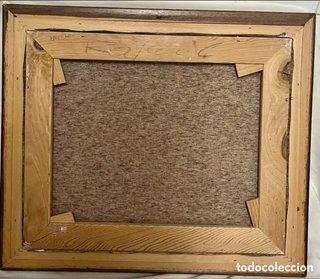Cuadro Óleo Barcos Mar
