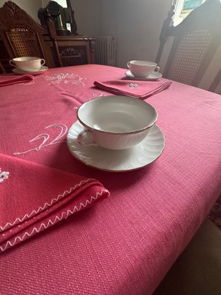 Tazas consomé Pontesa Royal China porcelana