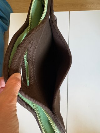 Bolsa marrón para portátil 13-14" neopreno, correa