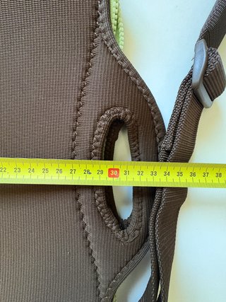Bolsa marrón para portátil 13-14" neopreno, correa