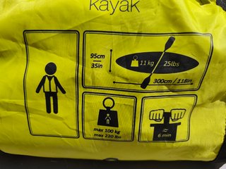 Kayak hinchable Itiwit 3m 1 plaza