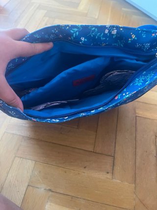 Bolso Pepe Jeans bandolera floral azul