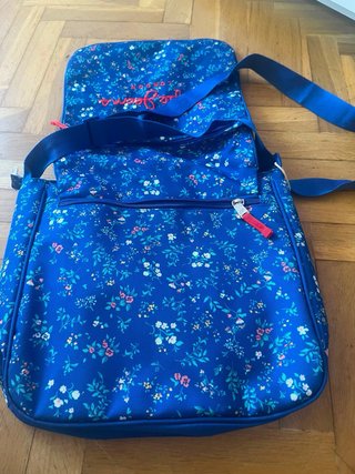 Bolso Pepe Jeans bandolera floral azul