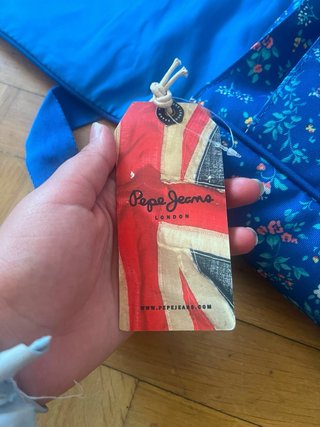 Bolso Pepe Jeans bandolera floral azul