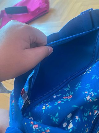 Bolso Pepe Jeans bandolera floral azul